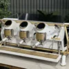 San Remo Cafe Racer 3 Group Espresso Machine White & Gold - Used