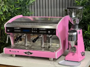 Wega Polaris Tron 2 Group Coffee Machine - Used + Mazzer Major V Electronic Grinder - New