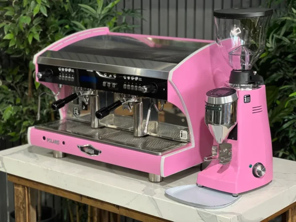 Wega Polaris Tron 2 Group Coffee Machine - Used + Mazzer Major V Electronic Grinder - New