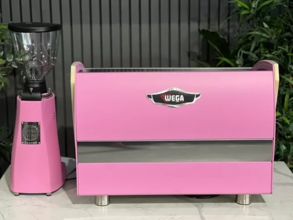 Wega Polaris Tron 2 Group Coffee Machine - Used + Mazzer Major V Electronic Grinder - New