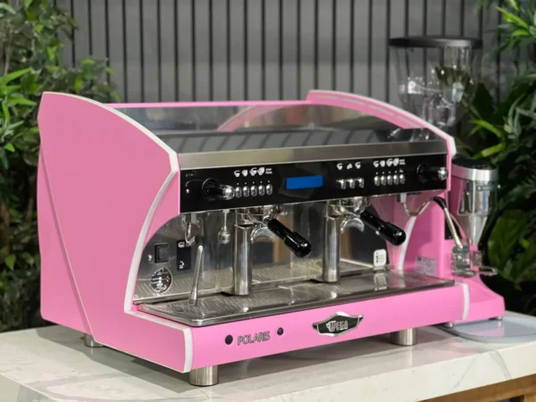 Wega Polaris Tron 2 Group Coffee Machine - Used + Mazzer Major V Electronic Grinder - New